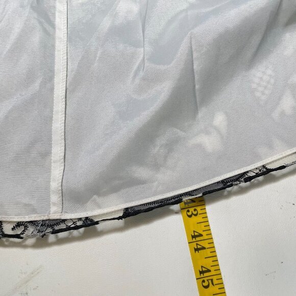 Aidan Mattox Cocktail Dress Womens 4 Black Embroidered Overlay Off Shoulder HOCO - Picture 16 of 16